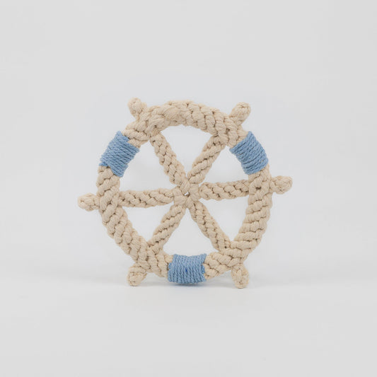 Color wheel Macrame Rope Pet Toy